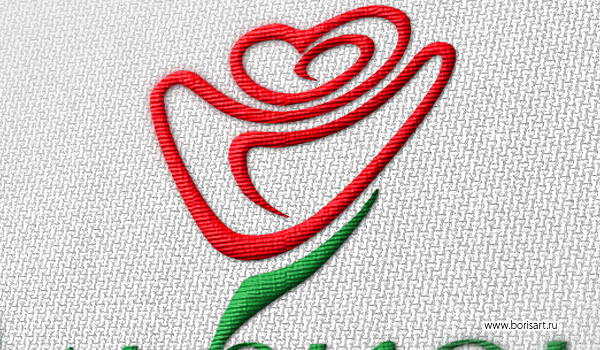 Разработка логотипа цветочной компании Альбион