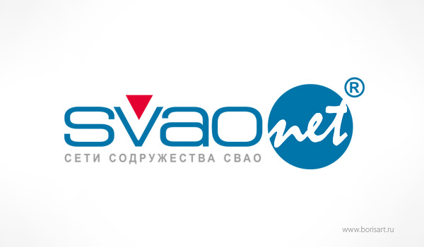 Разработка логотипа телекоммуникационной компании Svao.net